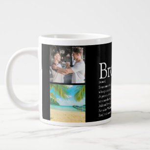Caneca De Café Grande 4 Colagem de Fotografias Legal Melhor Definição 