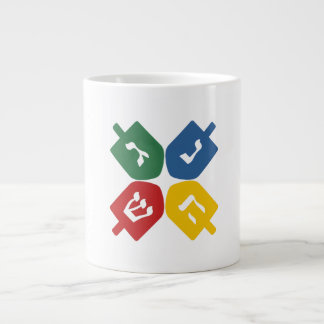 Caneca De Café Grande 4 dreidels