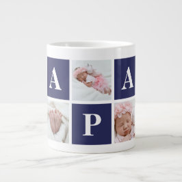 Caneca De Café Grande 5 Foto Colagem Papa Especialidade Café Mugs
