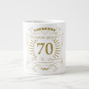 Caneca De Café Grande 70 Birthday Gag Gift
