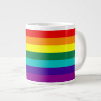 7 Stripes Orgulho gay Sinalizador Jumbo Mug