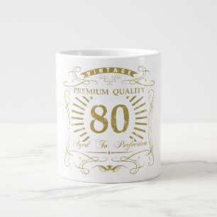 Caneca De Café Grande 80 Birthday Gag Gift