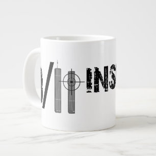 Caneca De Café Grande 9/11 Trabalho Interno