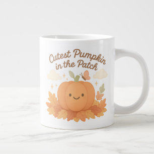 Caneca De Café Grande A abóbora mais grossa nas Design de queda do siste