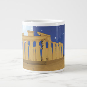 Caneca De Café Grande A Acrópole de Atenas