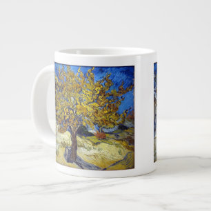 Caneca De Café Grande A Amoreira. Vincent Van Gogh. Arte famosa.