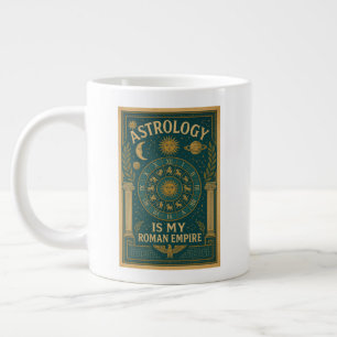 Caneca De Café Grande A astrologia é o meu Império Romano