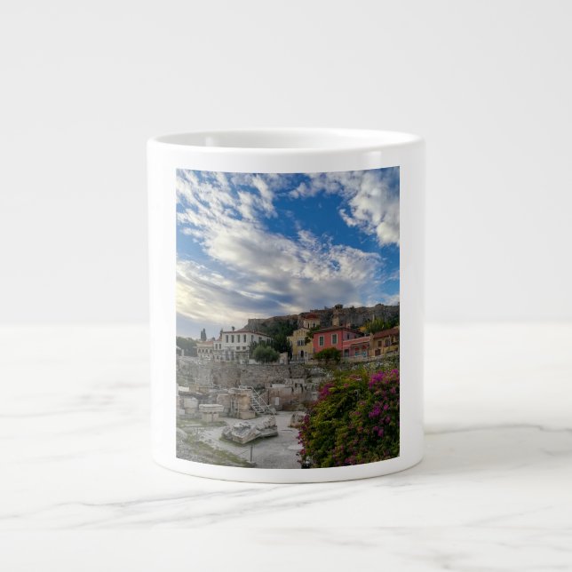 Caneca De Café Grande A Bela Atenas  (Frente)