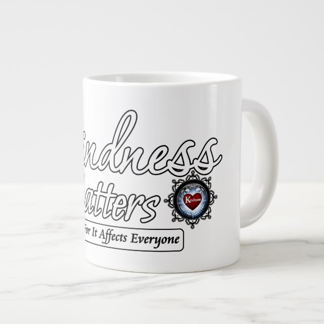Caneca De Café Grande A bondade importa (Frente Esquerda)