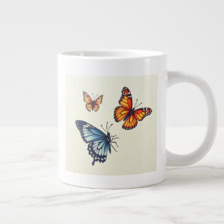 Caneca De Café Grande A borboleta Mugs