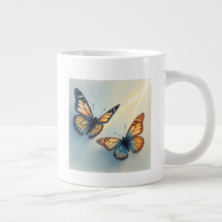 Caneca De Café Grande A borboleta Mugs