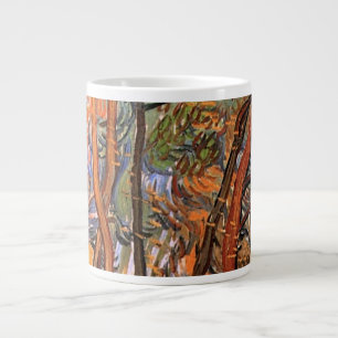 Caneca De Café Grande A Caminhada: Folgas Caindo por Vincent van Gogh