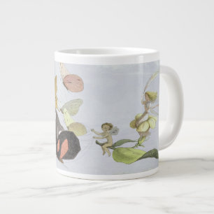 Caneca De Café Grande A Carruagem da Rainha Fada   Elf World