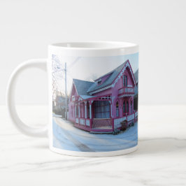 Caneca De Café Grande A Casa Rosa em Neve - Vinha de Martha