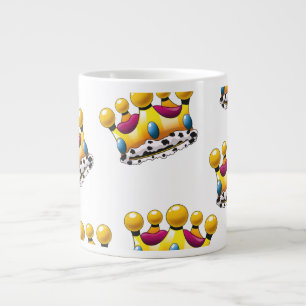 Caneca De Café Grande A Coroa do Rei