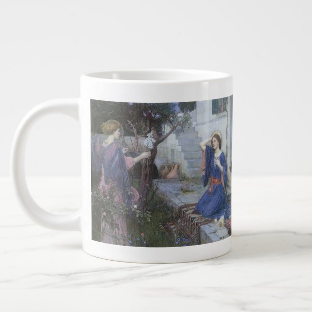 Caneca De Café Grande A Declaração de John William Waterhouse (Esquerda)