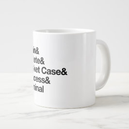 Caneca De Café Grande A equipe do clube de café da manhã Jumbo Mug