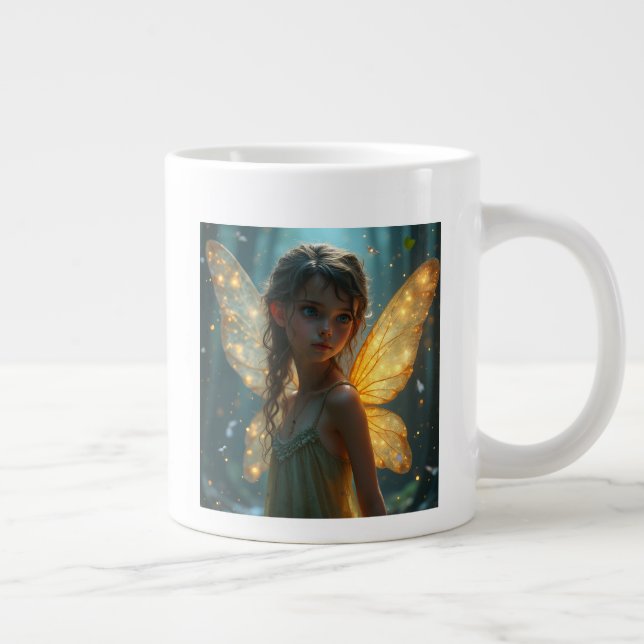 Caneca De Café Grande A fada de amor Mugs (Direita)
