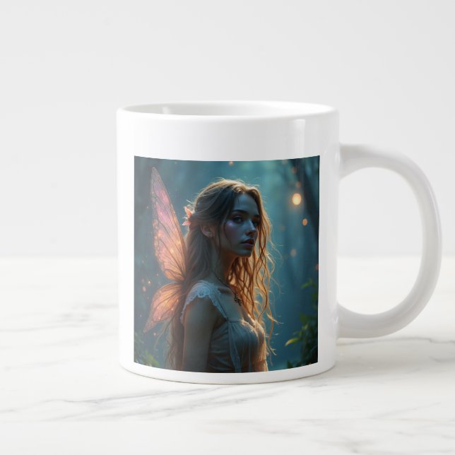 Caneca De Café Grande A fada de amor Mugs (Direita)