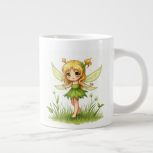 Caneca De Café Grande A fada de grama Mugs