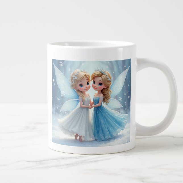 Caneca De Café Grande A Fada de Neve Mogas (Direita)