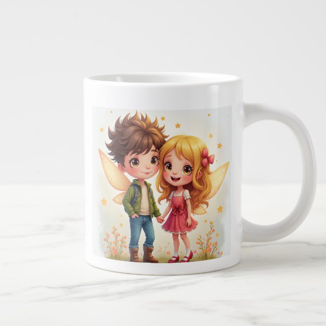 Caneca De Café Grande A fada de Starlight Mugs (Direita)