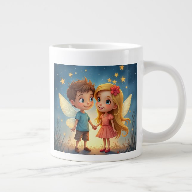 Caneca De Café Grande A fada de Starlight Mugs (Direita)