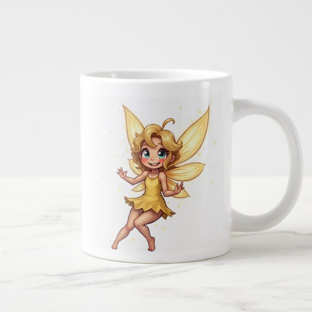 Caneca De Café Grande A fada engraçada Mugs (Direita)