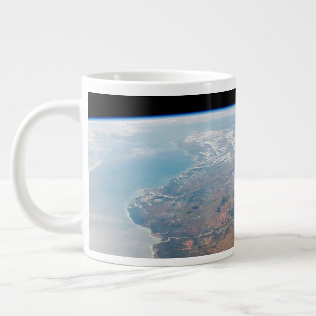 Caneca De Café Grande A Ilha De Madagáscar. (Esquerda)
