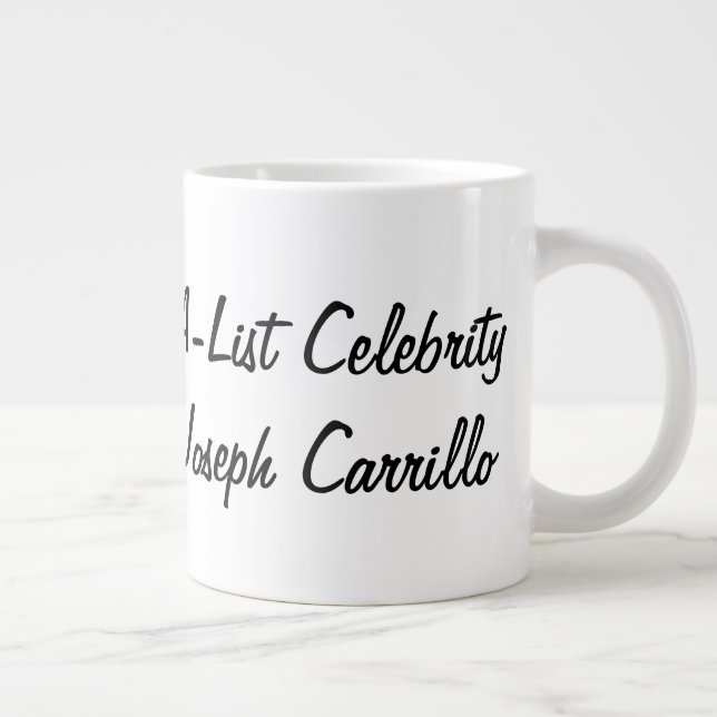 Caneca De Café Grande A-List Celebração Joseph Carrillo (Direita)