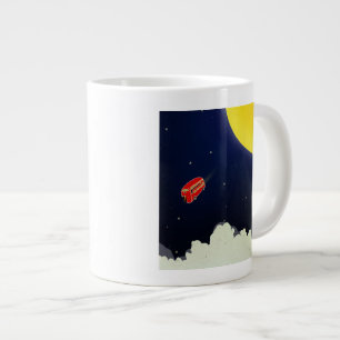 Caneca De Café Grande À lua