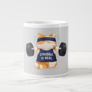 Caneca De Café Grande A Luta é Real