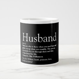 Caneca De Café Grande A melhor citação divertida do mundo do marido