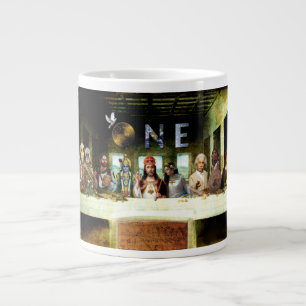Caneca De Café Grande A Mesa Jante Família Mug