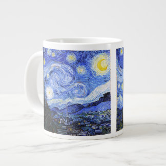 Caneca De Café Grande A Noite Estrelada de Van Gogh