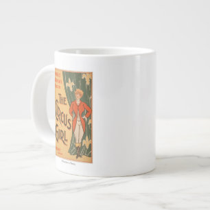 Caneca De Café Grande A Poster de Teatral da Garota do Circo #1