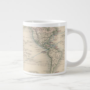Caneca De Café Grande A Projeção do Mundo no Mercator