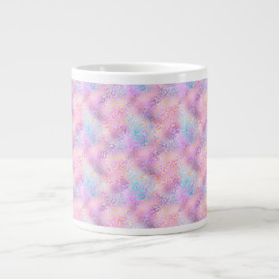 Caneca De Café Grande A Série Leopardo Iridescente Design 11
