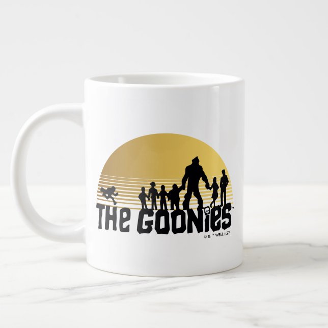 Caneca De Café Grande A Silhueta Sunset das Goonies (Esquerda)