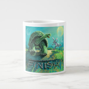 Caneca De Café Grande A Tartaruga e a Arte da Luz