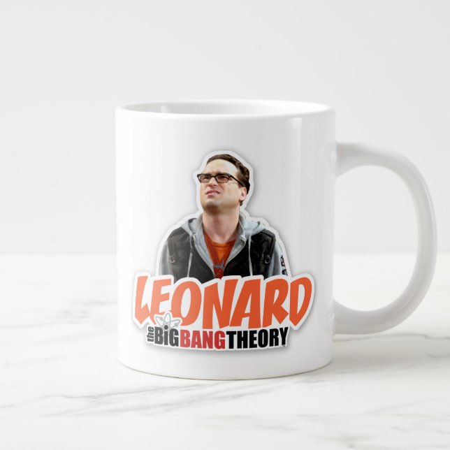 Caneca De Café Grande A Teoria do Big Bang | Leonard (Direita)