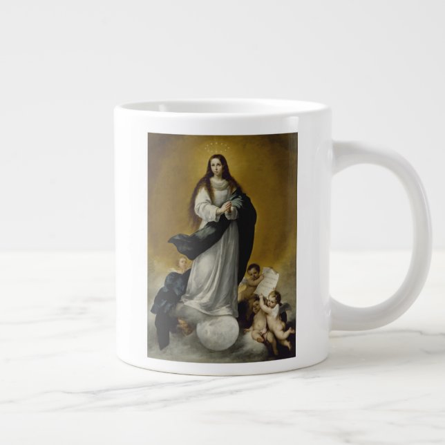 Caneca De Café Grande A Virgem da Conceição Imaculada (Direita)