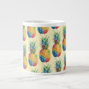 Caneca De Café Grande Abacaxi