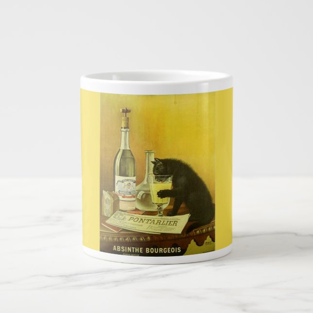 Caneca De Café Grande Absinthe Bourgeois Jumbo Mug (Frente)