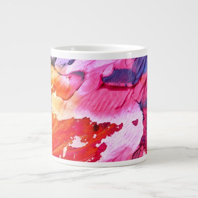 Caneca De Café Grande Abstract Art Background  (Frente)