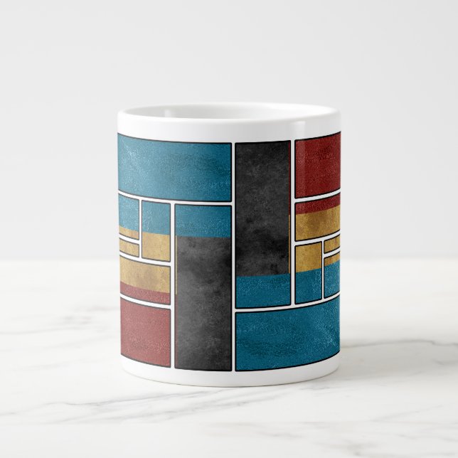 Caneca De Café Grande Abstract mug designs (Frente)