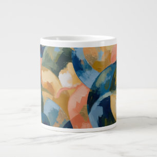 Caneca De Café Grande Abstrato