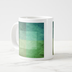 Caneca De Café Grande abstrato gráfico com cor aquosa 3