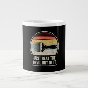 Caneca De Café Grande Acaba de Derrotar o Diabo