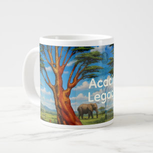 Caneca De Café Grande Acacia Legacy™ Blue Savannah Cera de Qualidade d